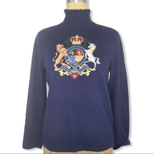 Lauren Ralph Lauren vintage crest sweater Large